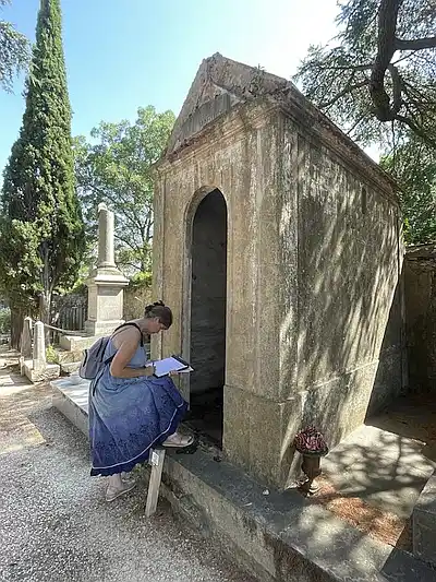Collecte d'information au Cimetière d'Auriol 2