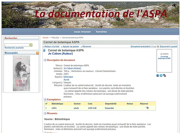 Mabib Centre Documentaire ASPA Auriol